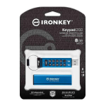 Kingston IronKey Keypad 200 - Chiavetta USB - crittografato - 8 GB - USB 3.2 Gen 1